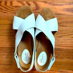 Clarks Artisan Cork Wedge